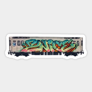 2N!CE Subway Car Sticker